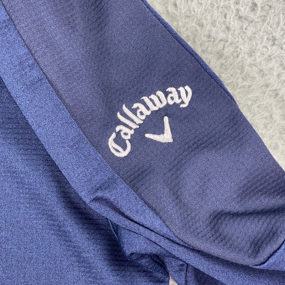 Callaway Pullover 1/4 Zip Mens Large Navy Blue Torrey Pines Weather Series - Picture 7 of 11
